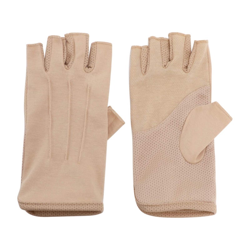 Ylucky Lightweight Summer Fingerless Gloves Men Women UV Sun Protection Driving Cotton Gloves Nonslip Touchscreen Mittens - Image 3